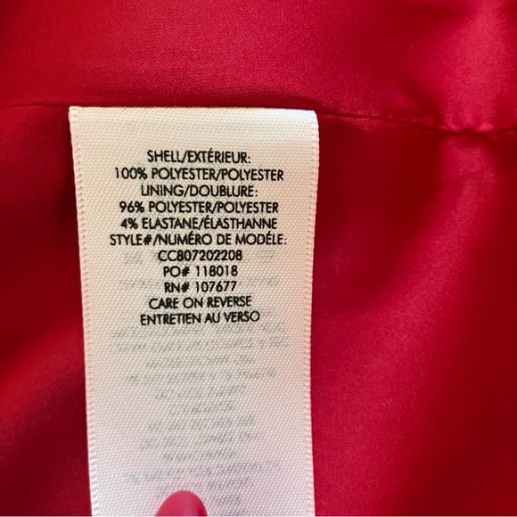 Alice + Olivia Helena Ruby Red Roll Sleeve Structured Blazer Size 2 - Picture 6 of 9